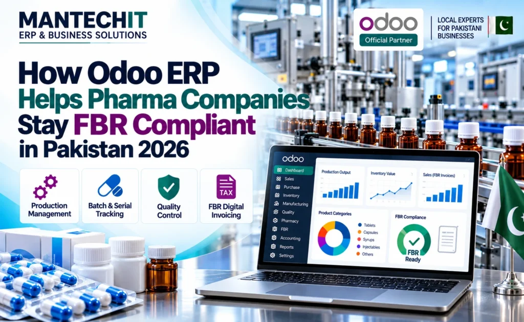Odoo ERP Helps Pharma Companies